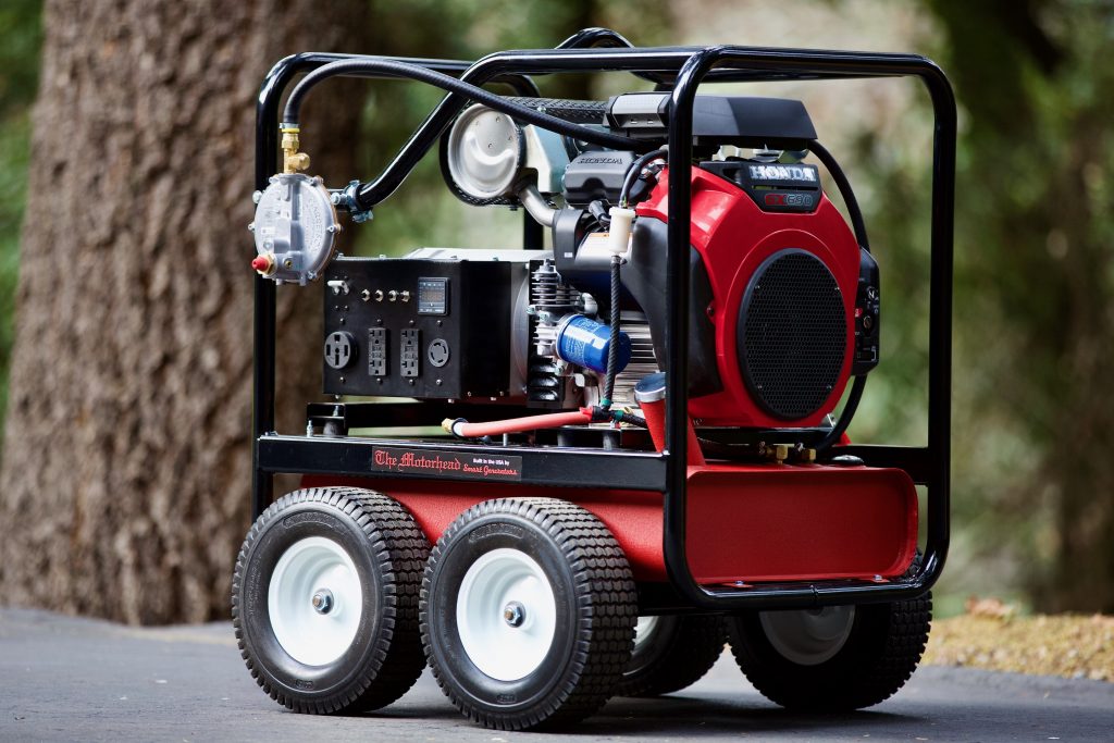 Teh gasoline powered Motorhead portable backup generator 12000/21000 Watt Honda Engine